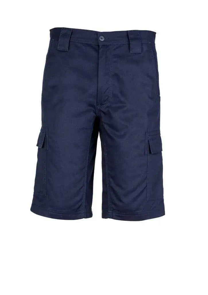 SYZMIK Men’s Drill Cargo Shorts ZW012 Work Wear Syzmik Navy 72